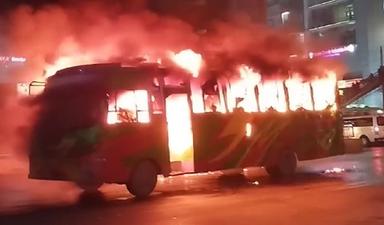 9 burnt alive as fire erupts at moving bus in Haryana, 20 injured