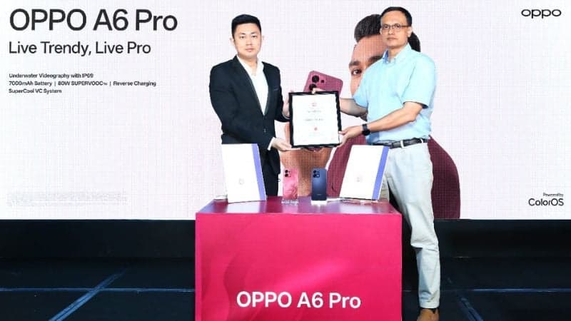 OPPO A6 Pro recognised by BUET for top performance in heat, network, battery
