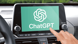 ChatGPT on car dashboard