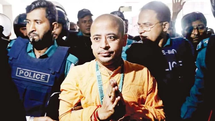 Chinmoy Krishna Das granted five-hour parole to attend mother’s funeral