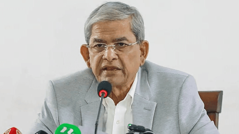 Mirza Fakhrul dissatisfied with WASA water quality