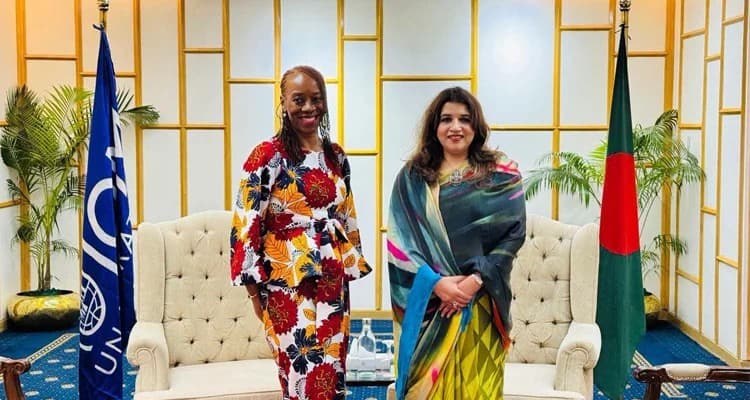 Shama Obaed urges IOM to expand cooperation on safe and legal migration