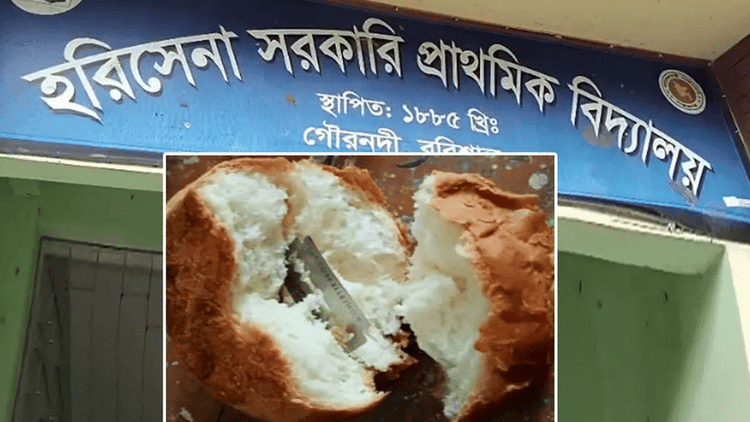 Student hid blade in bread himself: Probe body