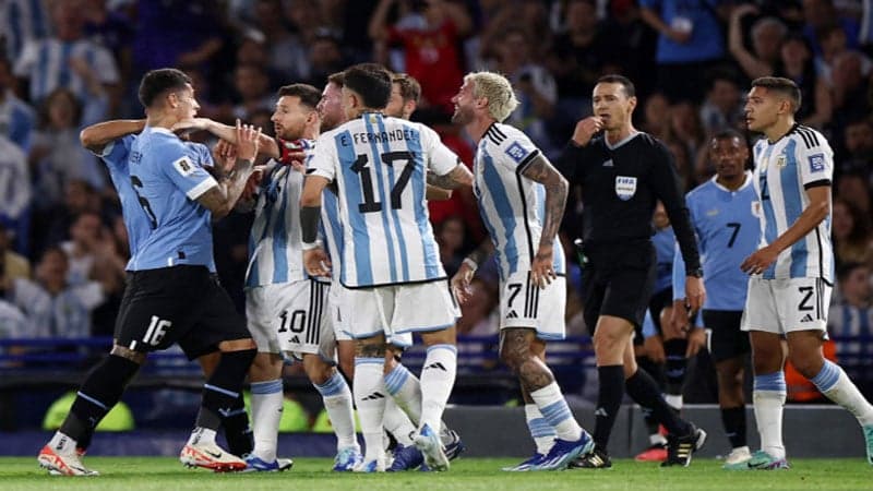 Messi claims Uruguay's younger players need to 'learn respect'