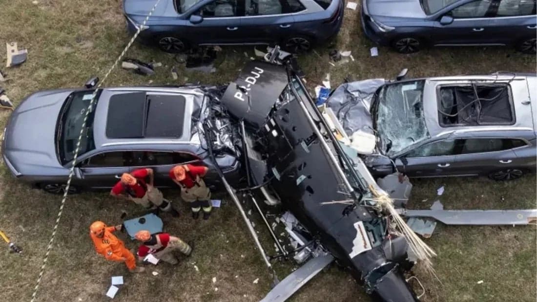 Six killed in mid-air collision of two helicopters in Brazil