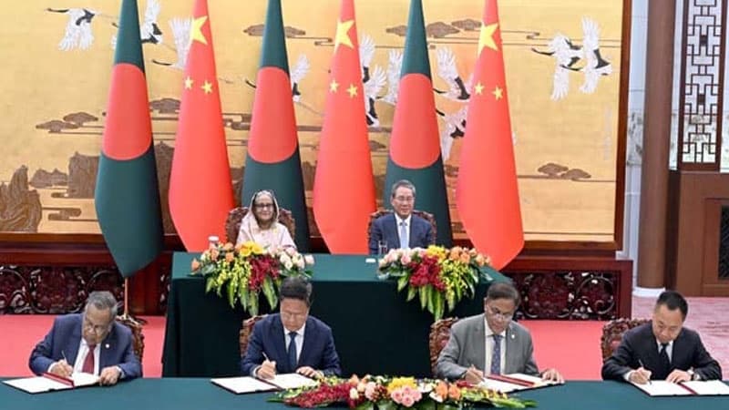 Dhaka, Beijing sign 21 instruments, announce 7 projects