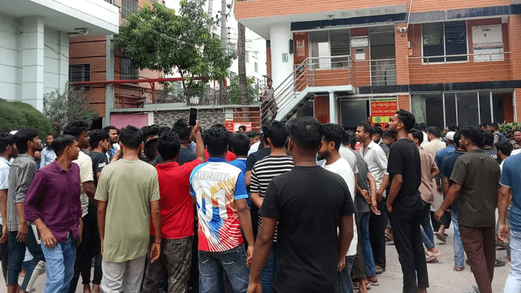 Body of garment official found hanging in factory storeroom