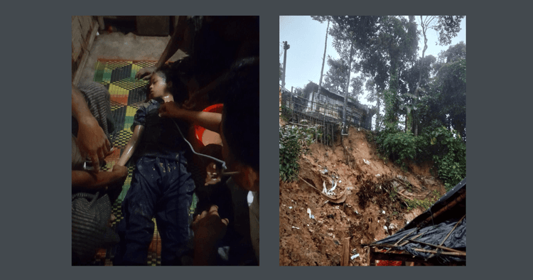 Child dies in Ukhiya landslide, two shelters damaged