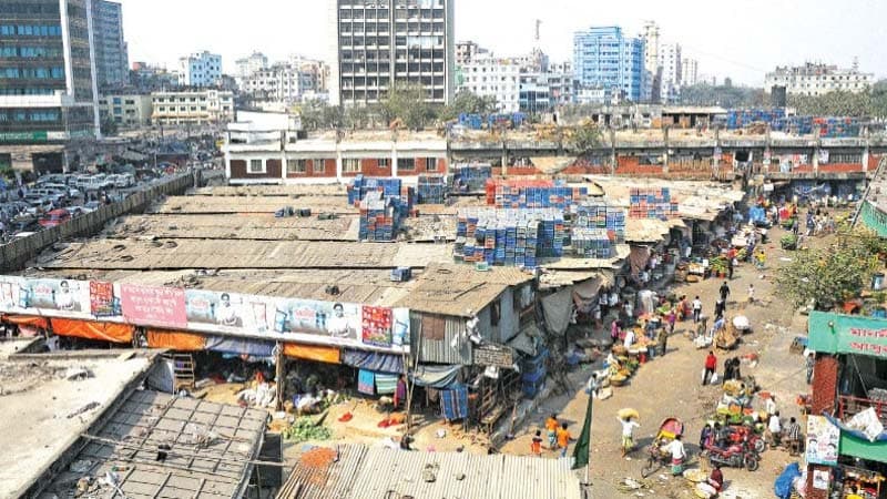 ‘ঈদের পরে ভাঙা হবে কারওয়ান বাজারের ঝুঁকিপূর্ণ ভবন’