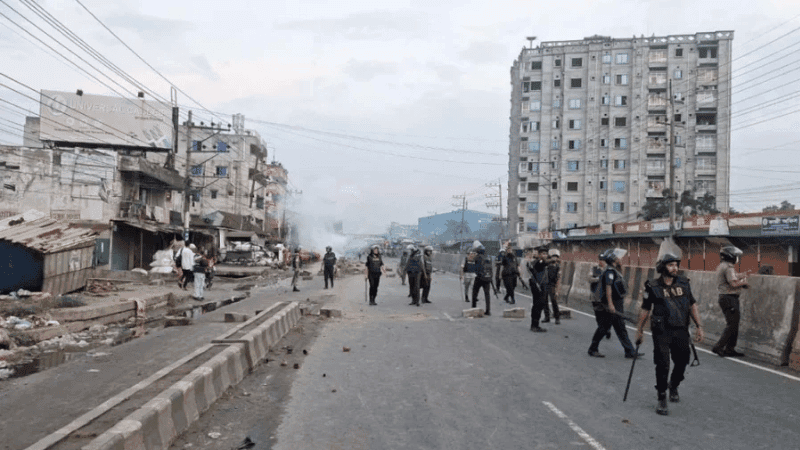 20 factories declared holiday  in Gazipur after police clash