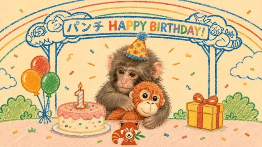 'Punch' turns one, fans send thousands of birthday cards