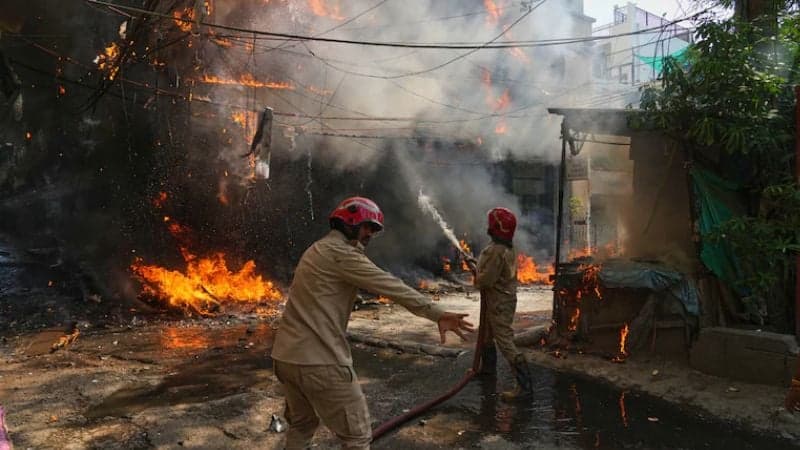 Bangladeshi woman dies in Delhi hotel fire, toll rises to 23