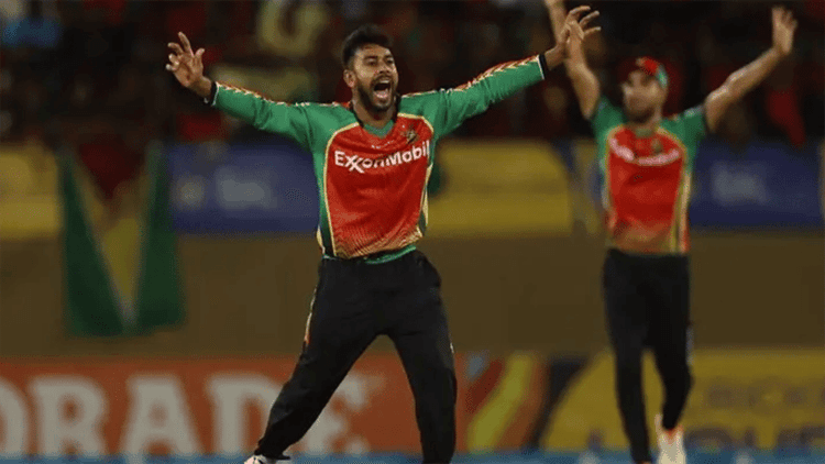 Miraz makes instant impact on CPL debut with 3 wickets