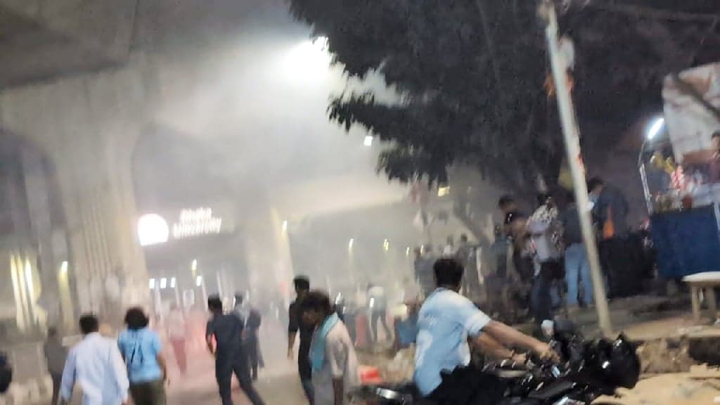 pedestrian injured as twin cocktail exploded at TSC