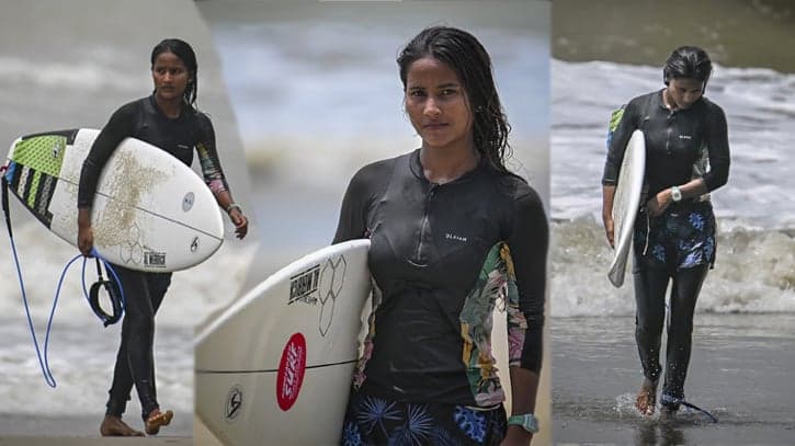 Fatema Akhtar becomes first Bangladeshi woman surfer to qualify for Asian Games