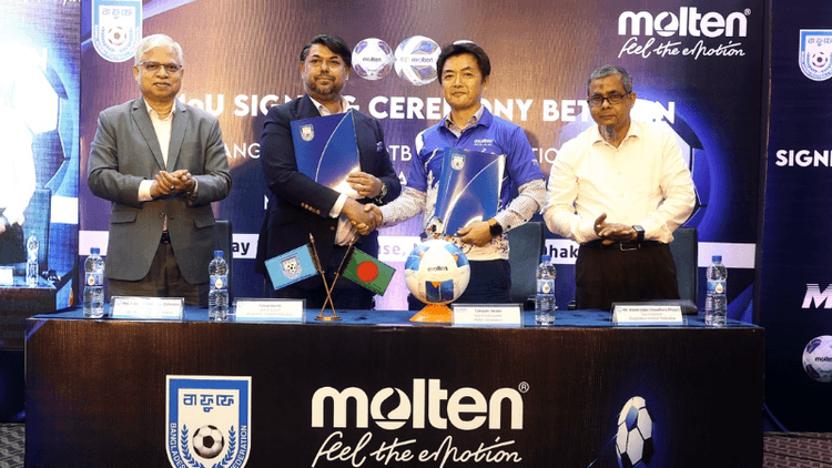 BFF gets football sponsor for the first time – Japan's ‘Molten’