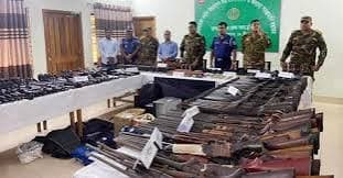748 looted arms recovered till Sunday