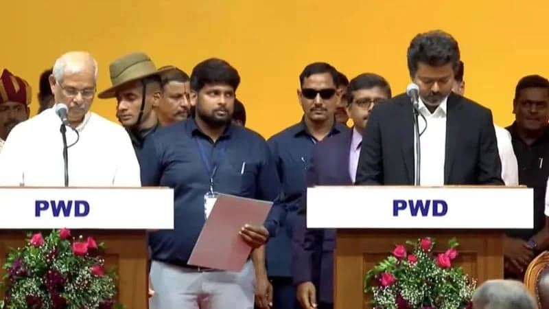 Thalapathy Vijay sworn in as Tamil Nadu Chief Minister