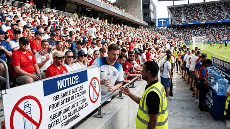 FIFA bans spectators entry carrying water bottles in stadium