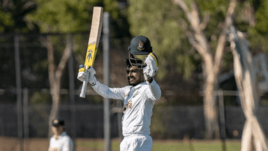 Miraz's brilliant ton gives Bangladesh firm grip on Day 1 of Warm-up match