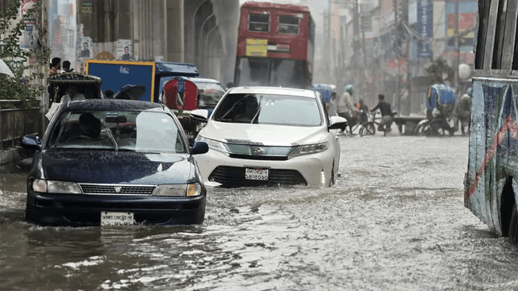 Dhaka records 49mm rain in nine hours, several areas waterlogged