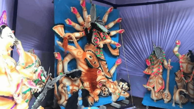 Man arrested for vandalising idols at Jamalpur temple