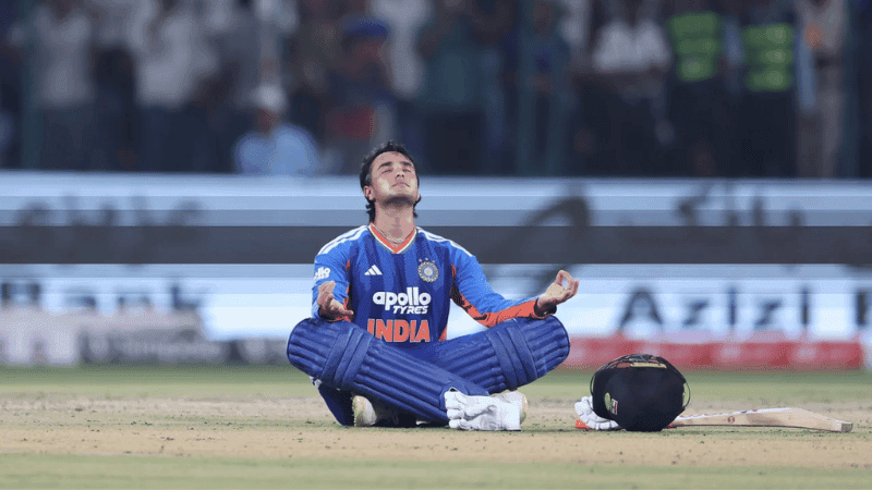 Abhishek Sharma hits 30-ball century as India whitewash Afghanistan