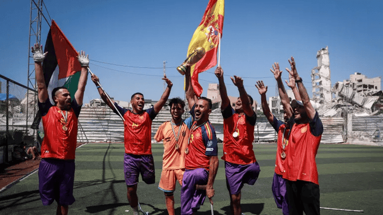Spain's World Cup victory brings joy to war-torn Gaza