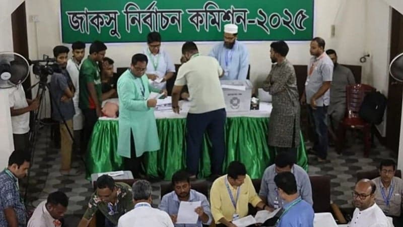 JUCSU vote counting halted