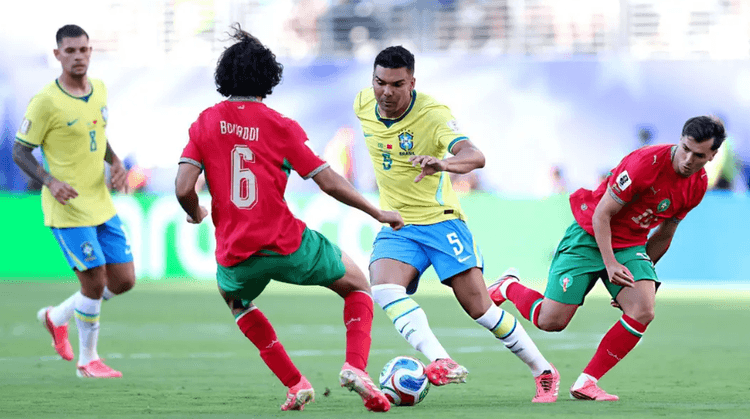 Vinicius Jr. goal levels score in Brazil-Morocco encounter