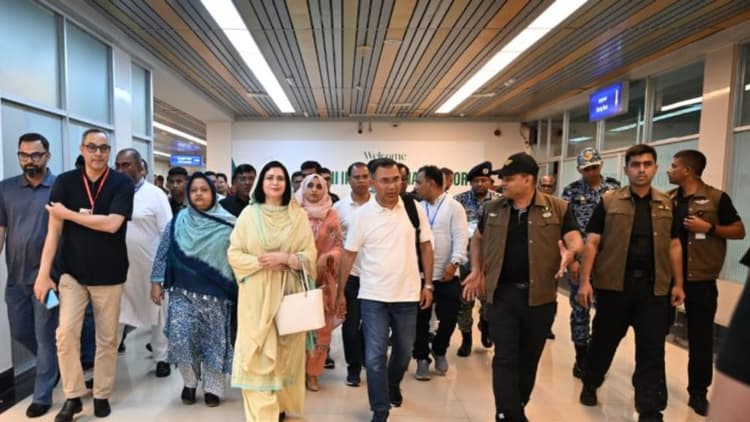 Prime Minister returns to Dhaka after Sylhet visit