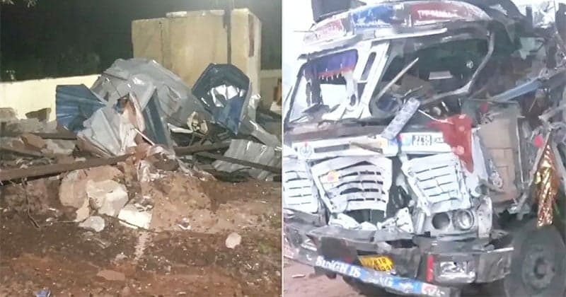 12 killed as truck runs over devotees near temple in central India