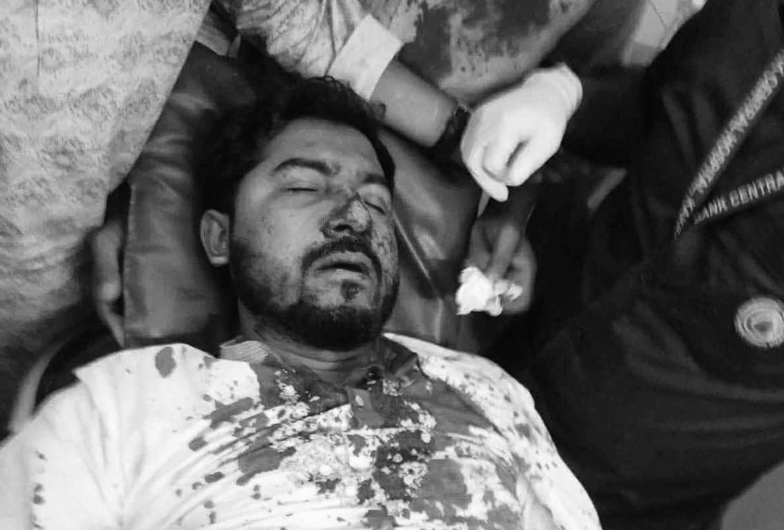 Nurul Haque Nur severely hurt during clash in front of JaPa office