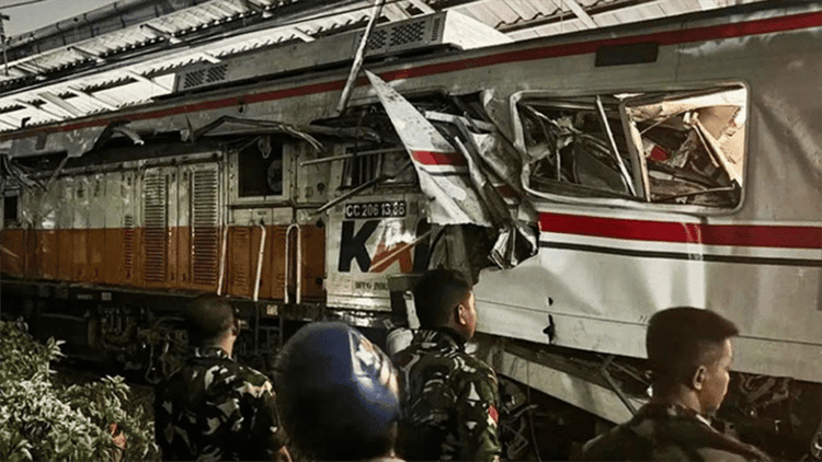 Four killed, many injured as trains collide in Indonesia