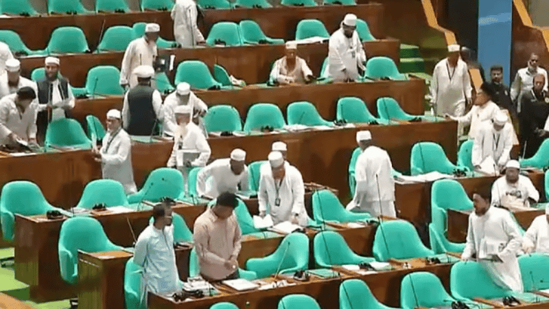 Opposition walks out of parliament again
