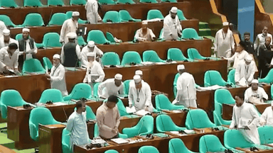 Opposition walks out of parliament again