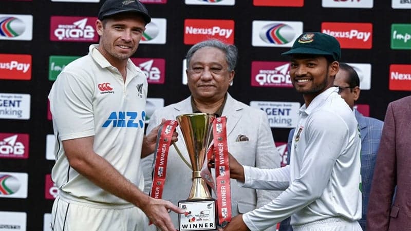 Dhaka Test: New Zealand beat Bangladesh to draw series