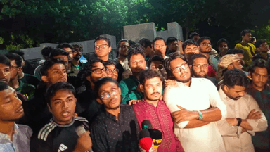 Students protest at Dhaka University over businessman murder in Old Dhaka