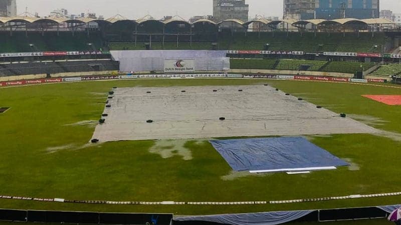 Dhaka Test: Not a single ball bowled on day 2