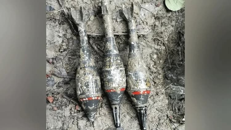 3 mortar shells found while digging road in Lakshmipur