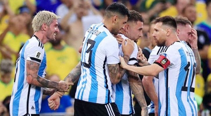 Argentina defeat Brazil amid crowd violence