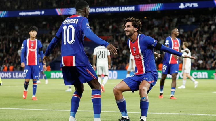 PSG crush Slovan 6-1 to begin Champions League title defence
