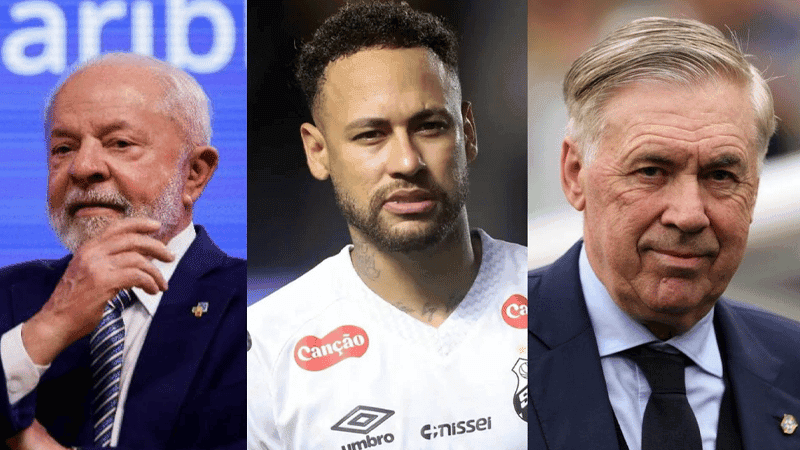 Brazil president discusses Neymar's World Cup future with Brazil coach Ancelotti