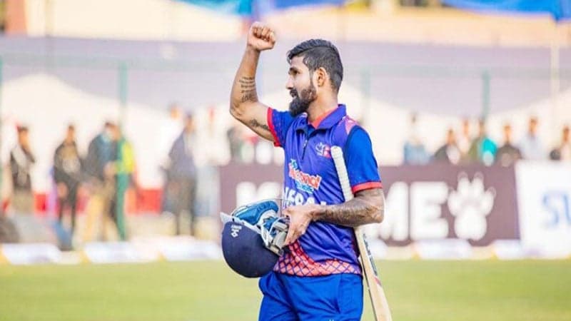 Nepal batsman Airee smashes 6 sixes in an over