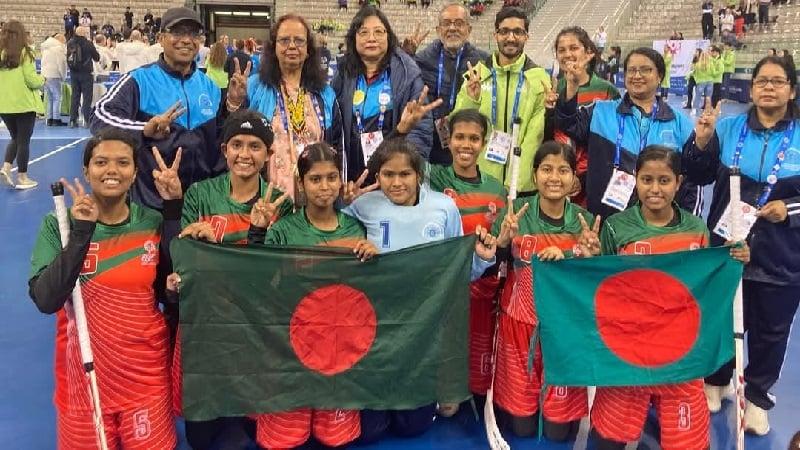 Bangladesh clinch gold in Olympics floorball