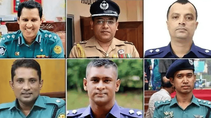 6 police officers dismissed for unauthorized absence, negligence