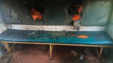 Train set on fire in Mymensingh, 3 RNB heroes doused balze