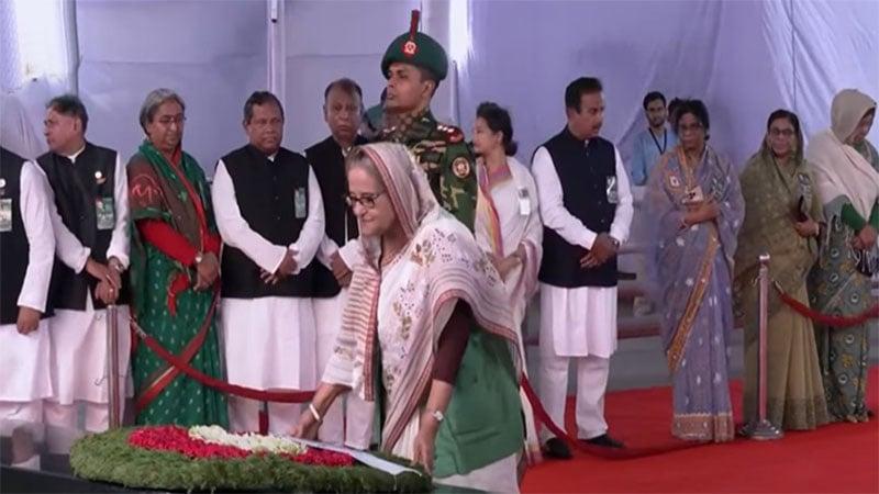 PM pays homage to Bangabandhu on Mujibnagar Day