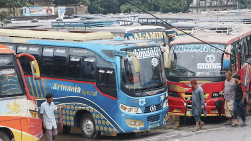 Bus services resume in Naogaon after 48-hour strike
