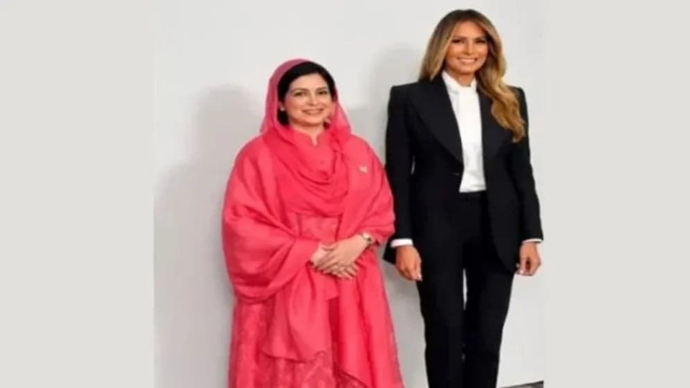 Zubaida Rahman meets Melania Trump at New York event
